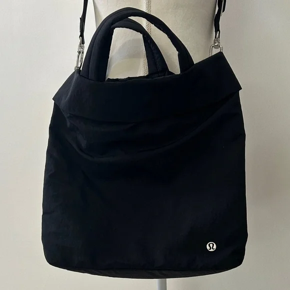 LULULEMON athletica On My Level Black Tote Bag 20L - Picture 2 of 10